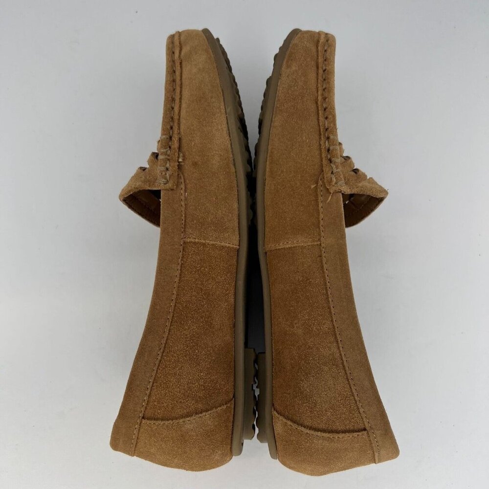 Isaac Mizrahi Womens A272931 Manton Brown Suede Slip-On Moccasin Size 5M Loafers - Picture 6 of 10